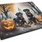 Edge Collections - 15" x 12" - Multicolor - Rottweiler Halloween Glass Cutting Board - 1 Piece
